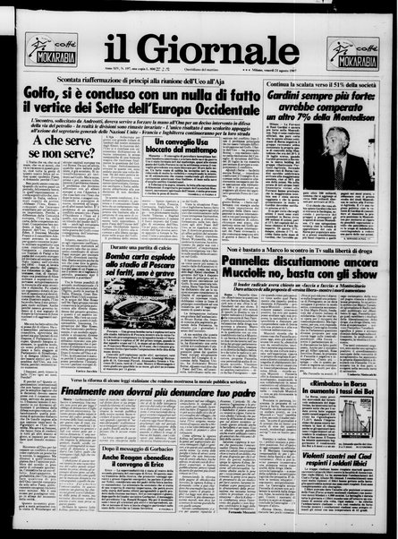 Il giornale : quotidiano del mattino